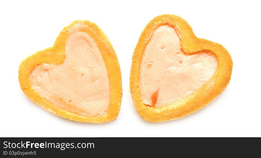 Heart shaped cookies