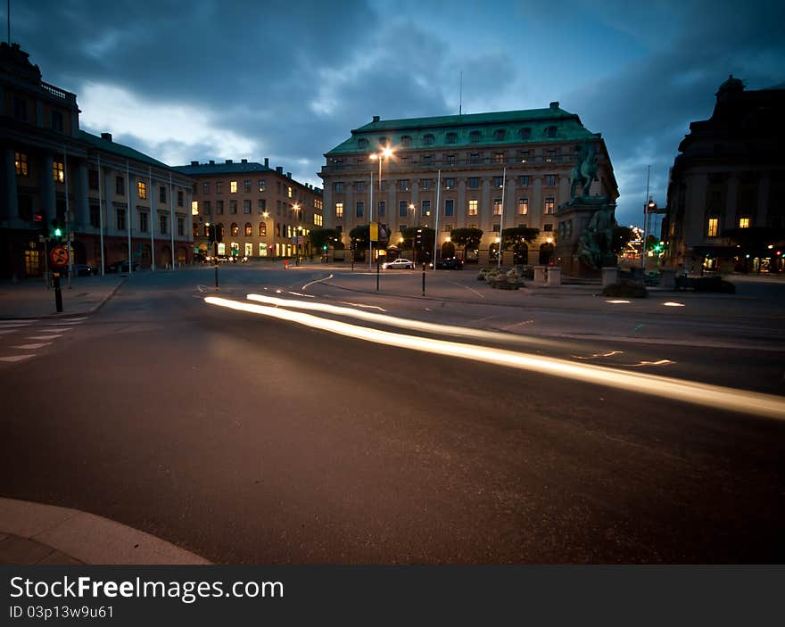 Stockholm by night