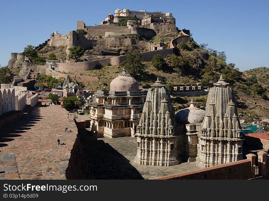 Ancient temples in Kumbalgrah India