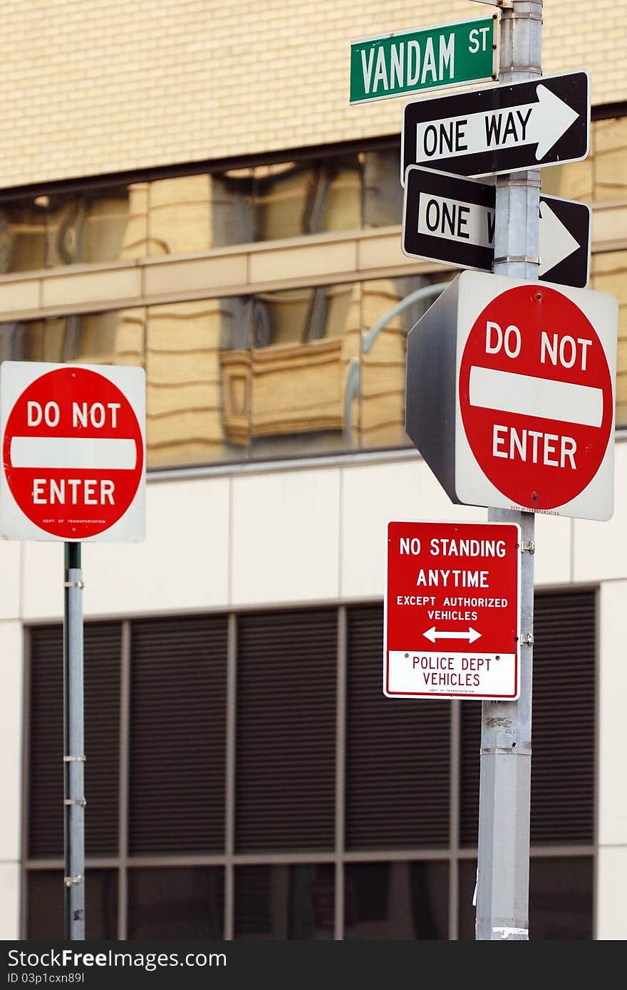 New York City Street Signs