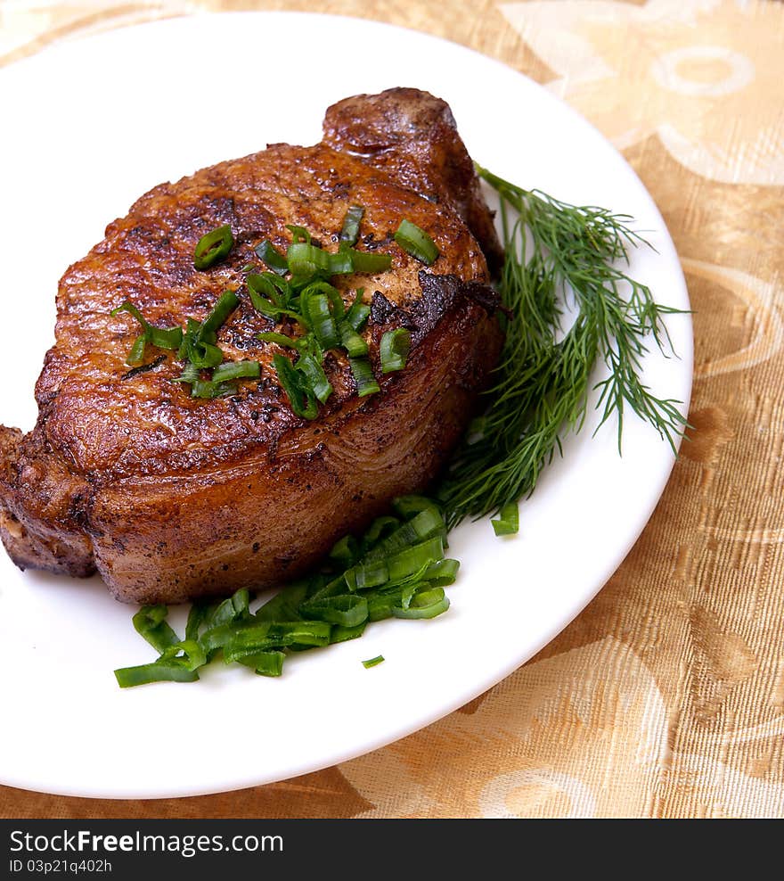 Delicious Fried Steak With Herbs