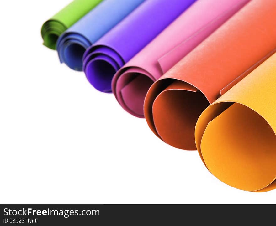 Circular Shapes of Colorful paper