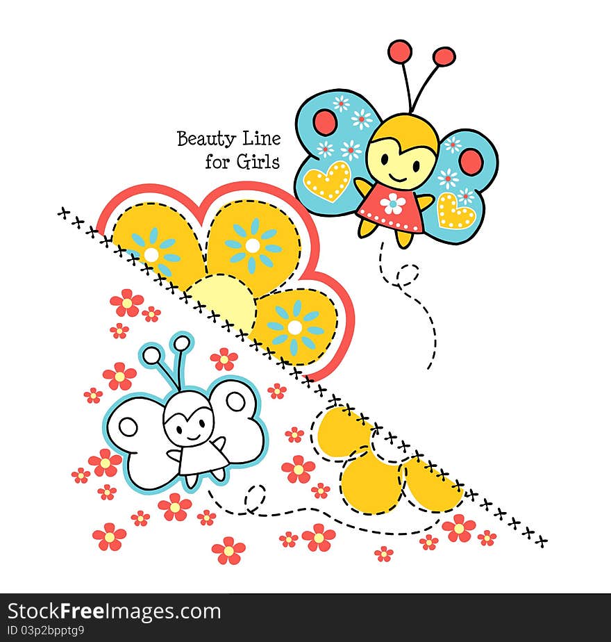 Beauty Butterfly Line