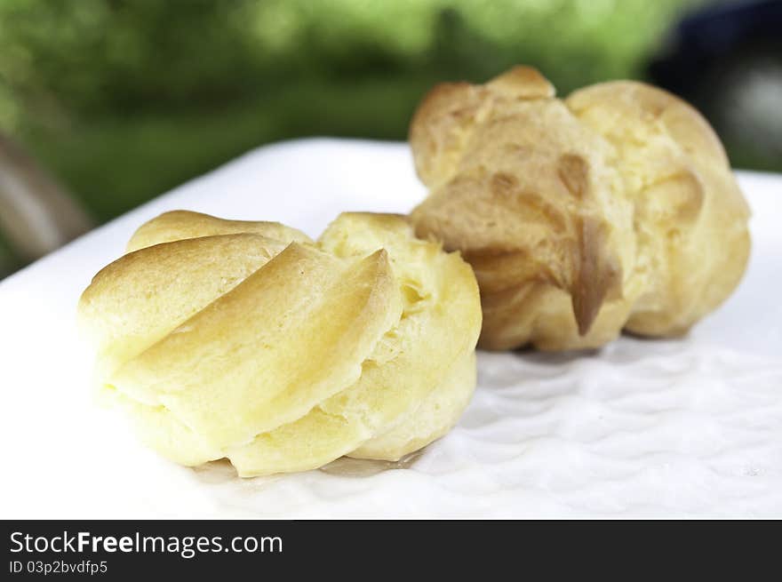 Thai bakery on white Tray