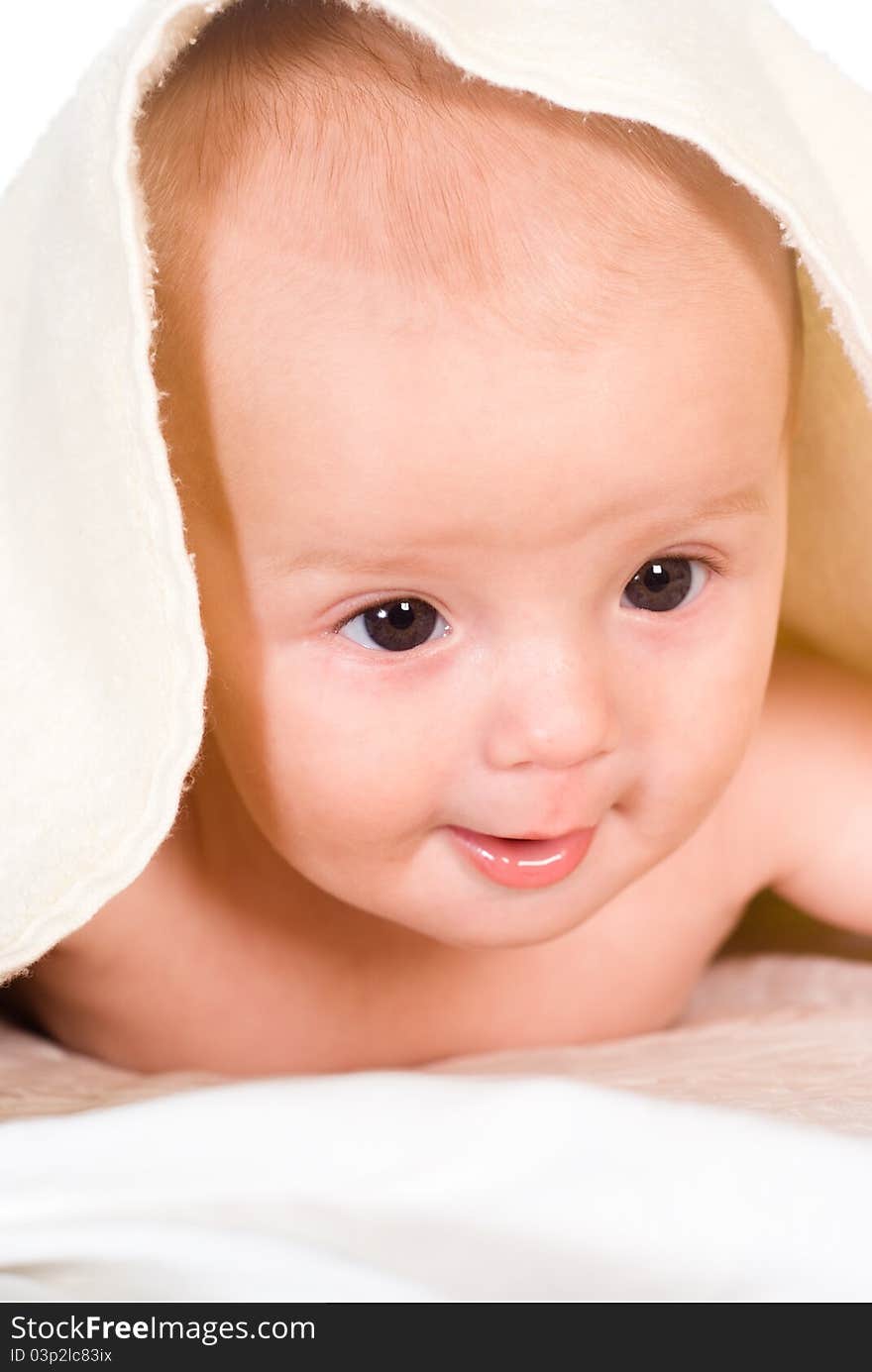 Baby Under The Towel