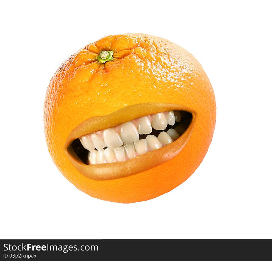 Funny orange