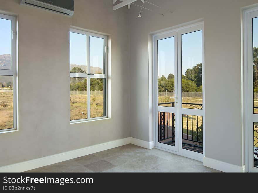 Empty bedroom inside a modern house. Empty bedroom inside a modern house