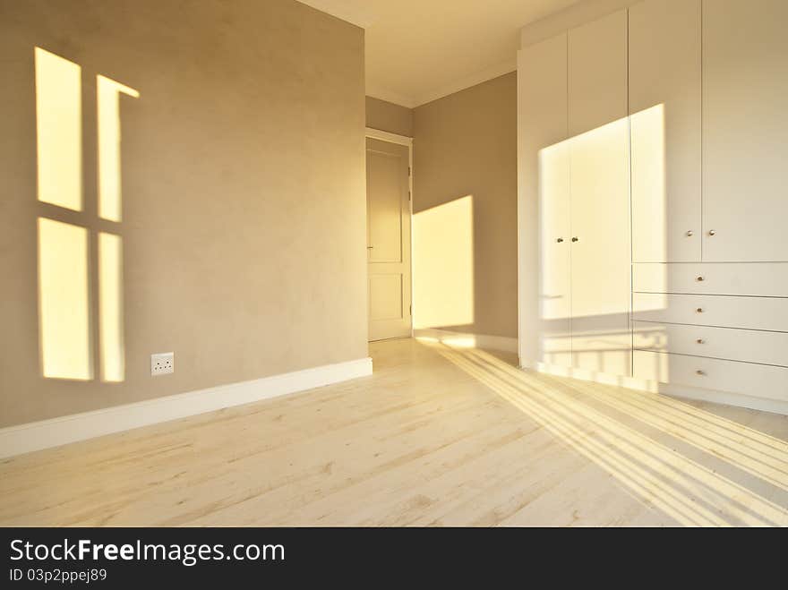 Empty bedroom inside a modern house. Empty bedroom inside a modern house