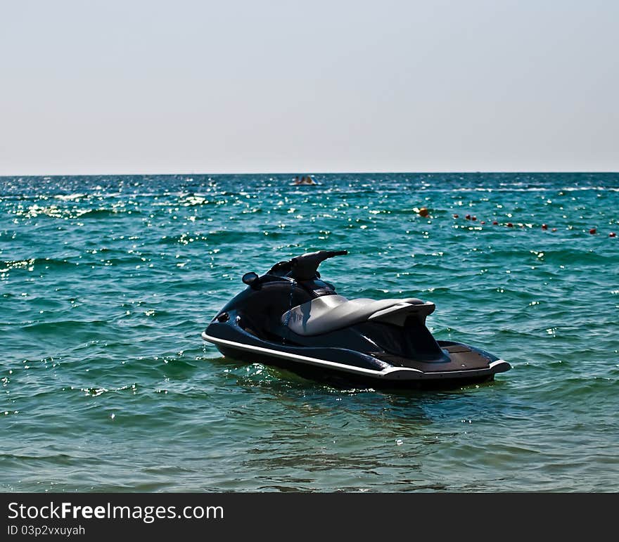 JetSki in the water .