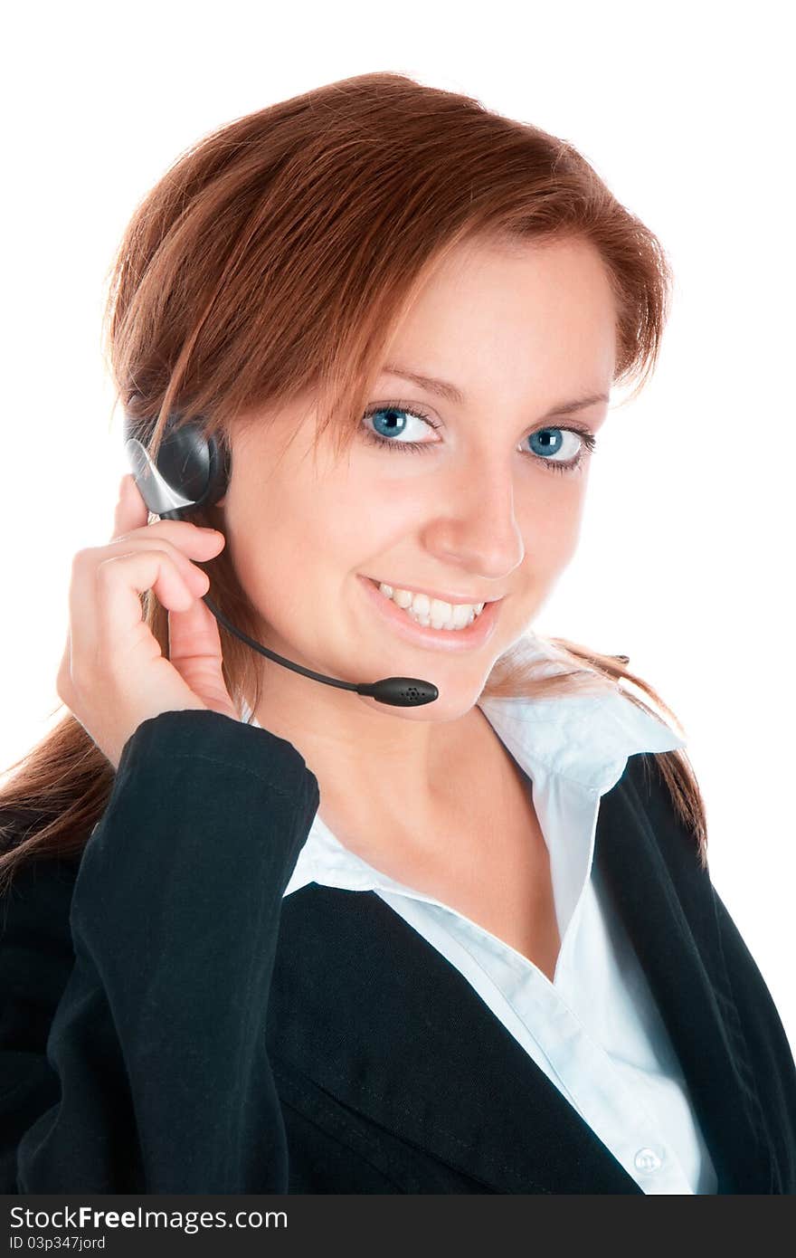 Woman customer service