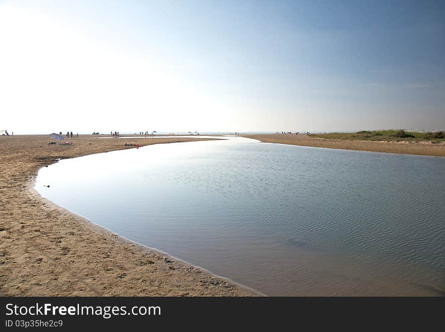 River at Castilnovo Beach