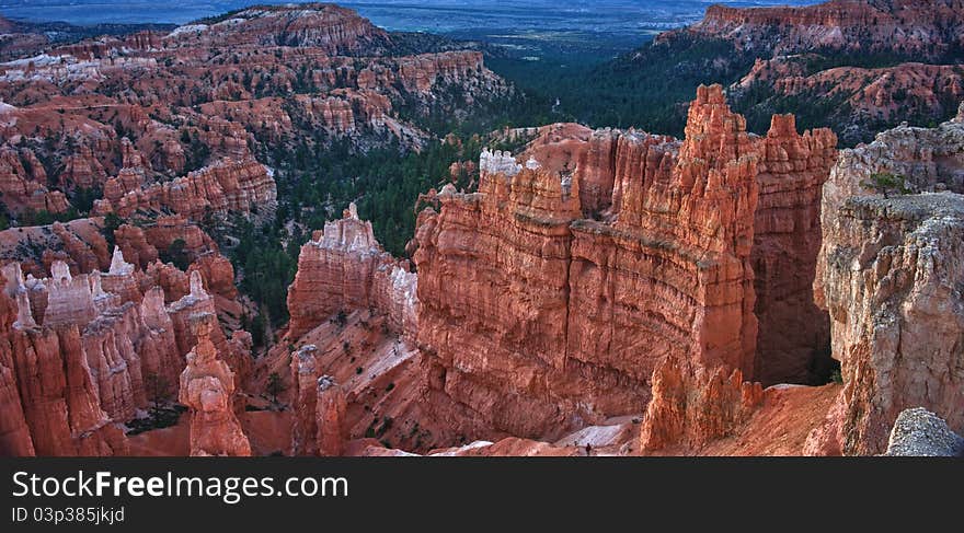 The Orange Hoodoos of Bryce Canyon National Park.