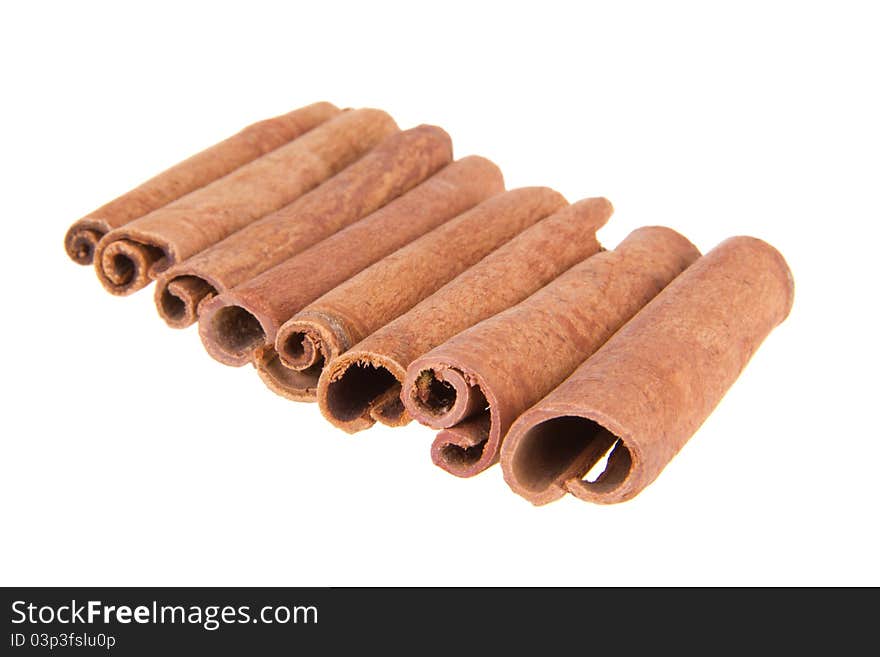 The sticks of cinnamon