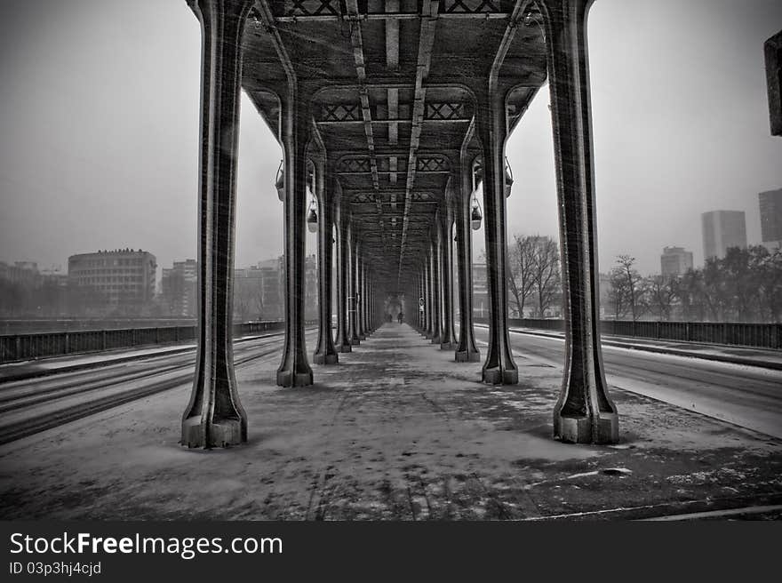 Snow in Bir Hakeim