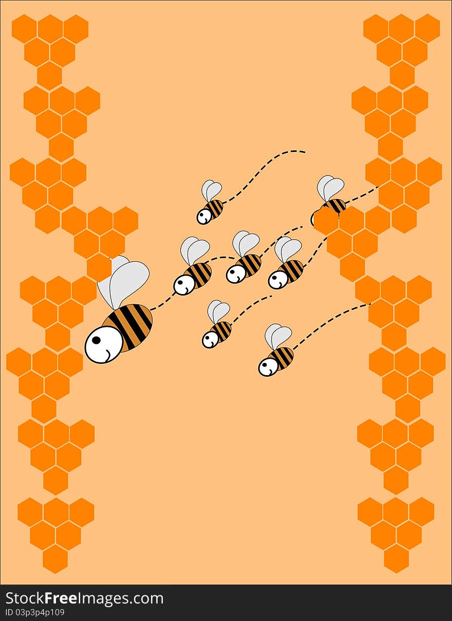 Swarm of bees