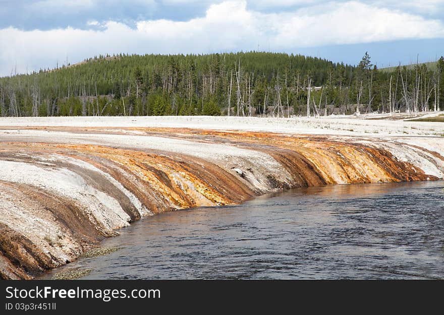 Black Sand Basin in Yellowstone National Park