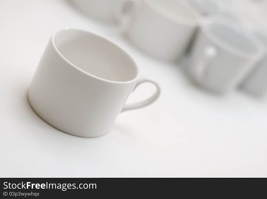 A cup with white background