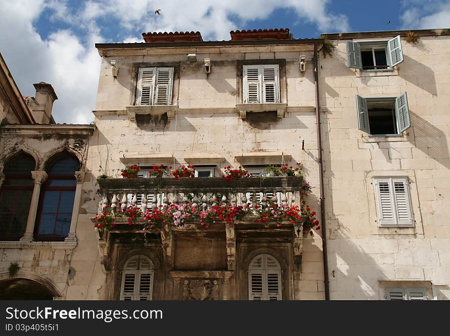 Historic building in Split, Croatia. Historic building in Split, Croatia