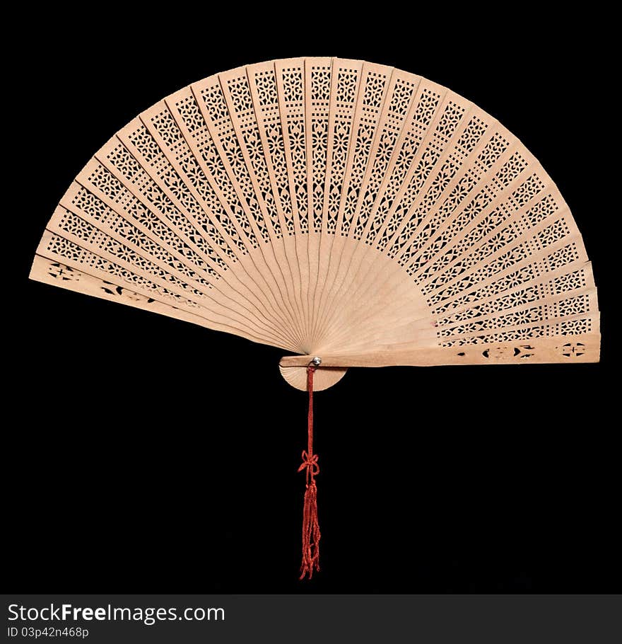 Wooden fan