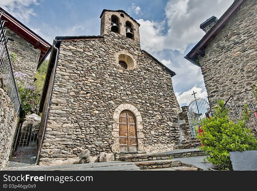 Sant Serni Church At Llorts, Andorra