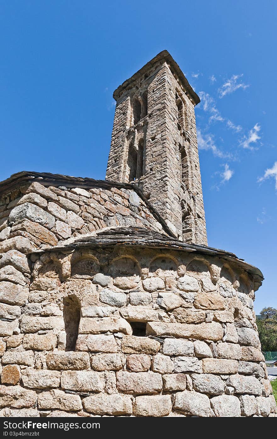 Sant Miquel church at Engolasters, Andorra