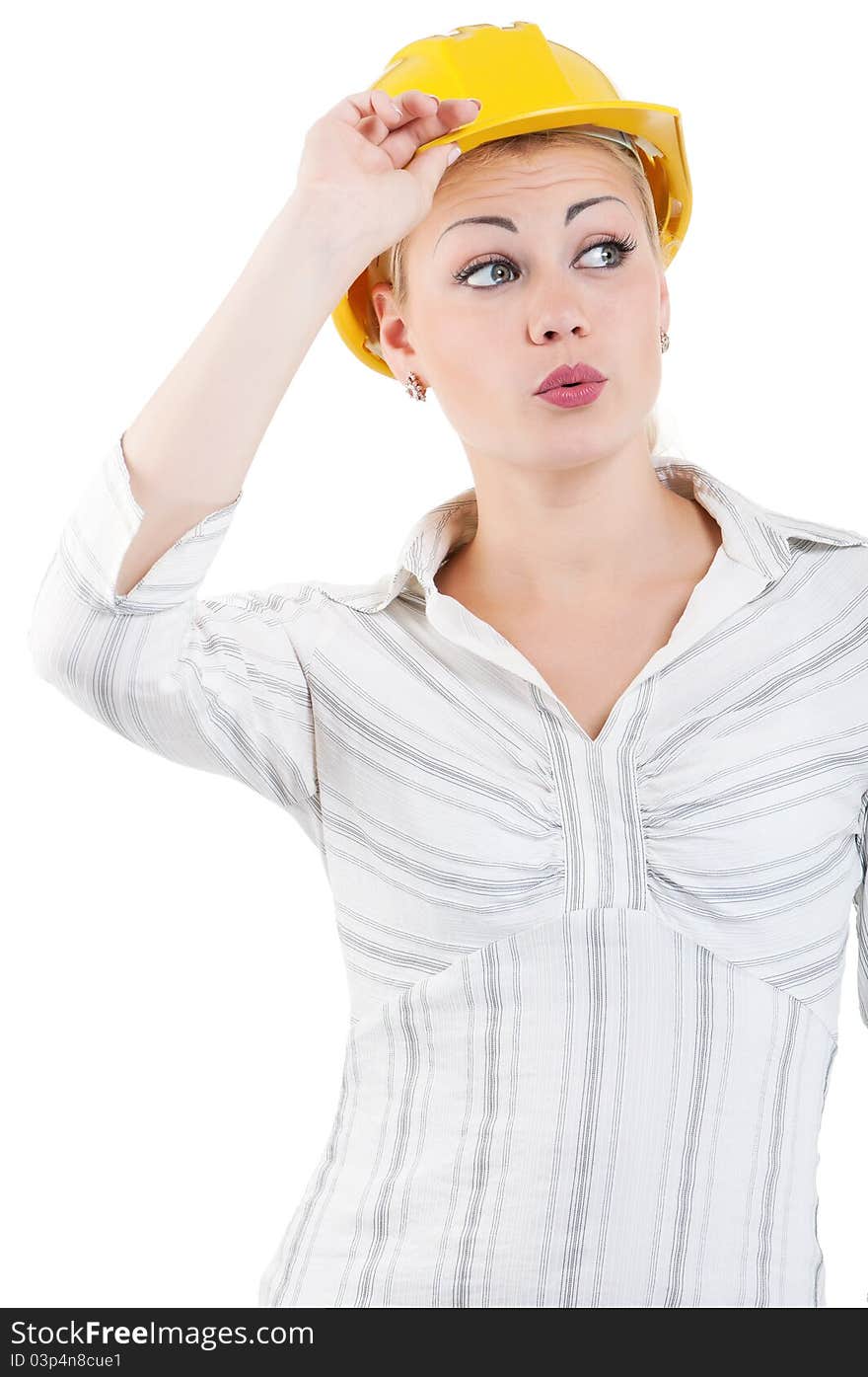 Girl With Hard Hat