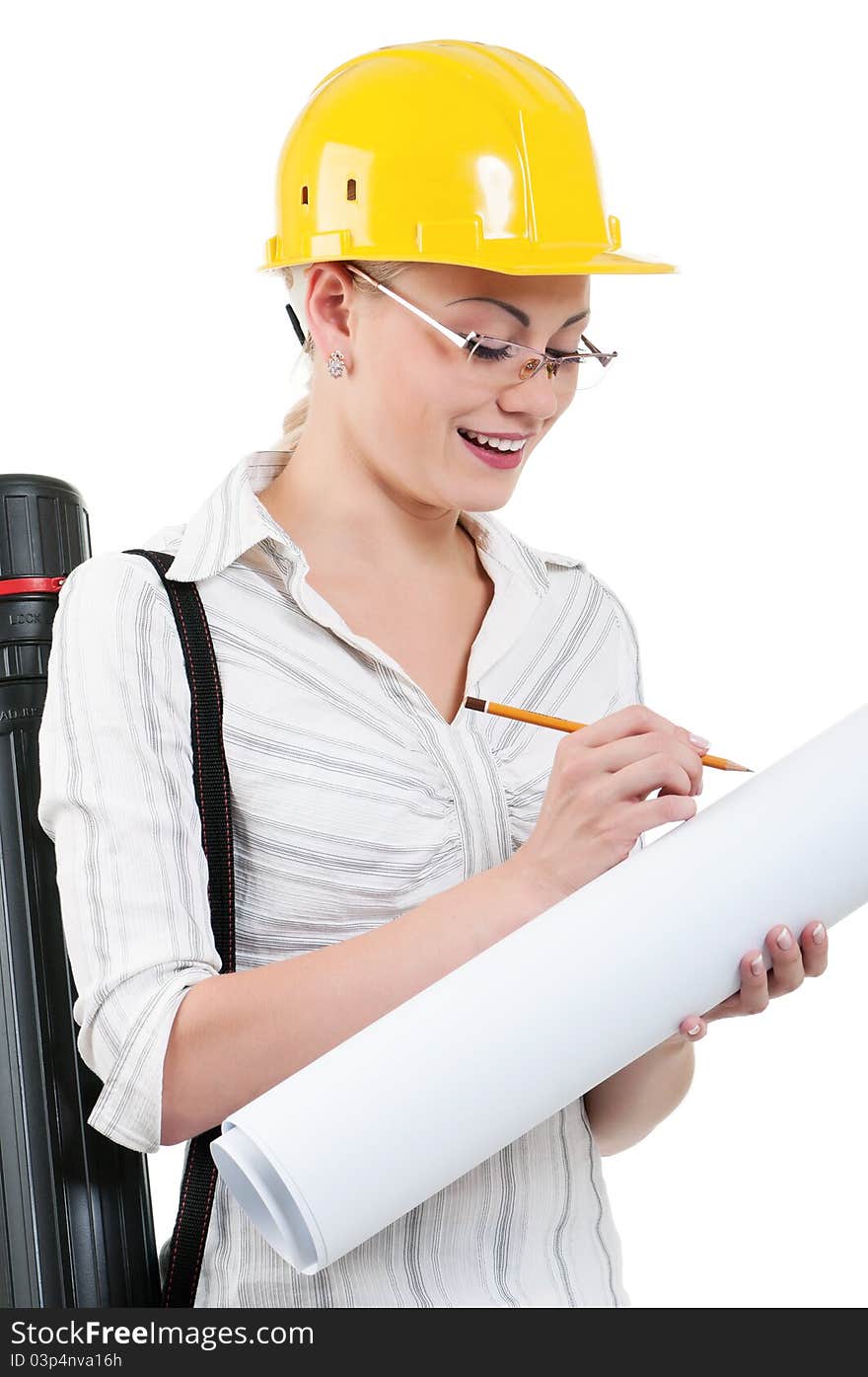 Girl With Hard Hat