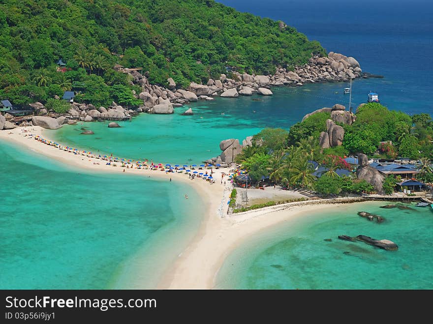 Beach On Nangyuan Island,Thailand