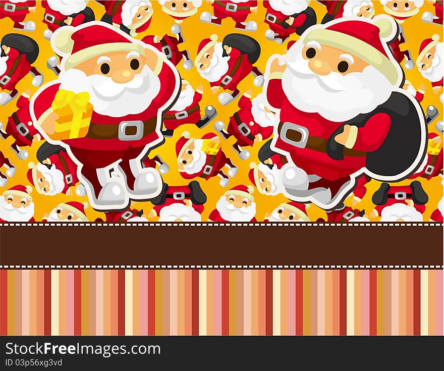 Cute christmas card,vector,illustration