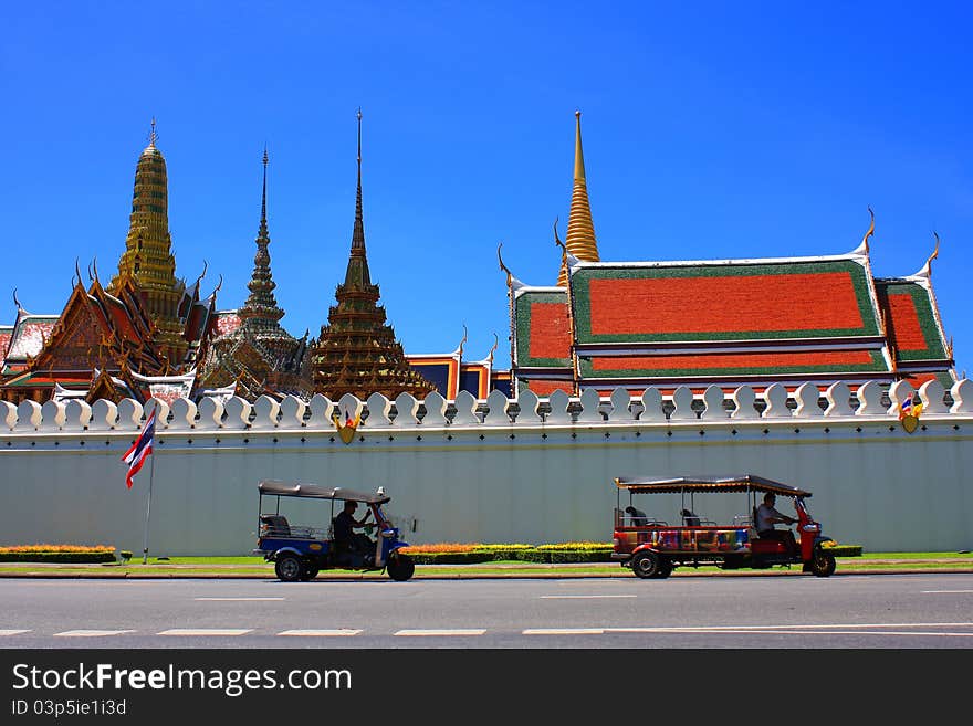 Wat phra kaew, Grand palace, Bangkok, Thailand