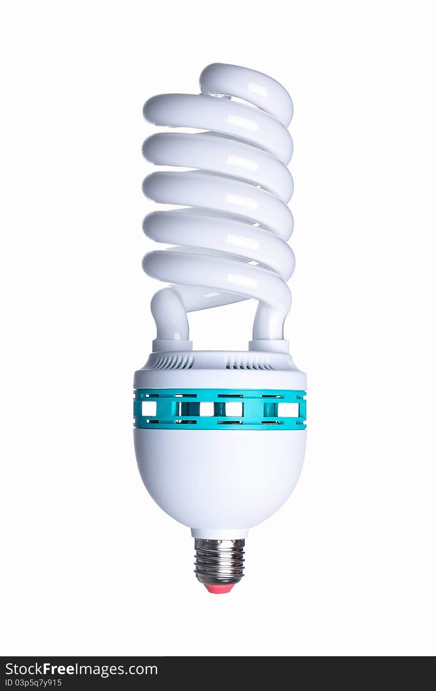 Industrial lamp isolated on a white background. Power 325W.