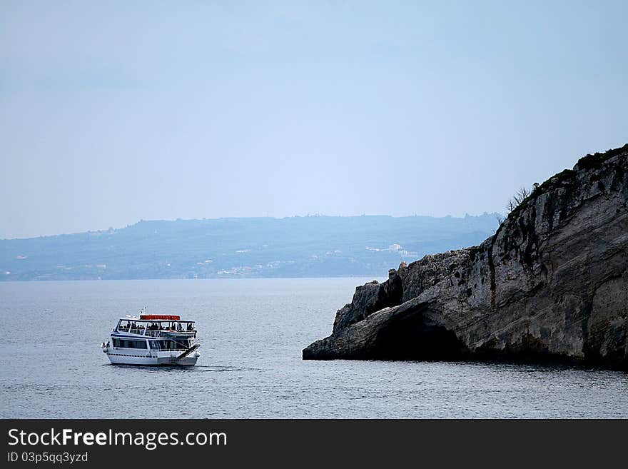 Cludy day on Zakynthos island. Cludy day on Zakynthos island