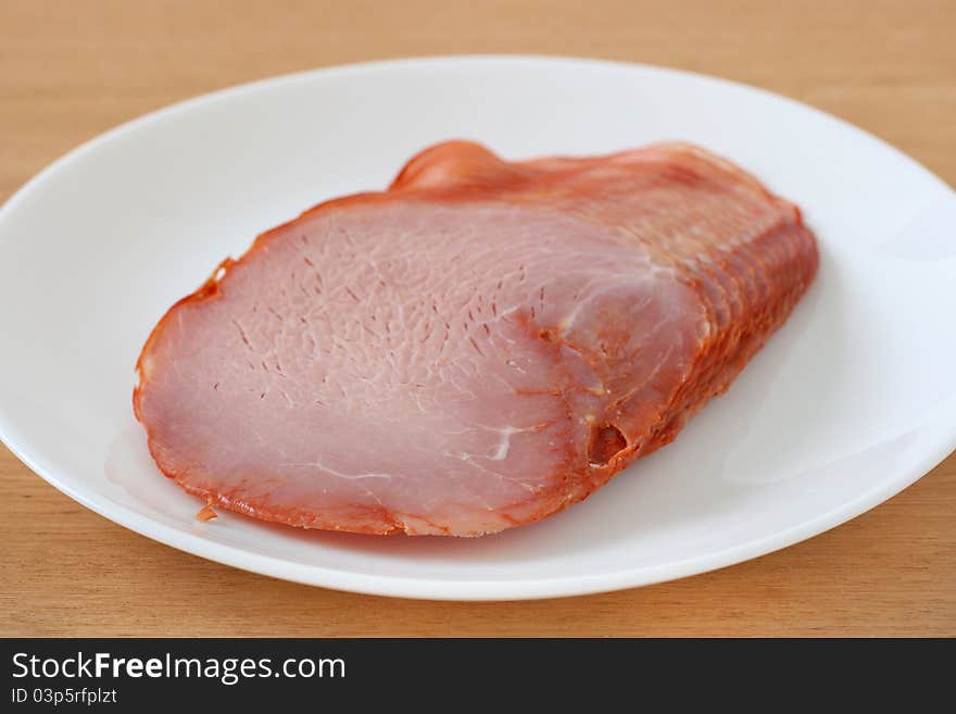 Ham On A Plate