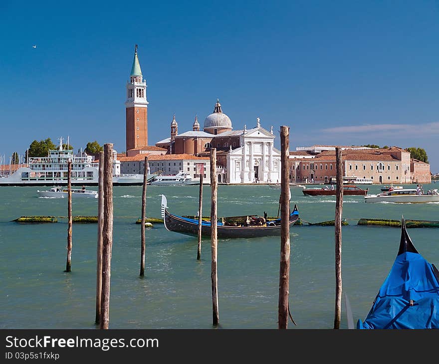 View of San Giorgio Maggiore - Venice, Italy. View of San Giorgio Maggiore - Venice, Italy