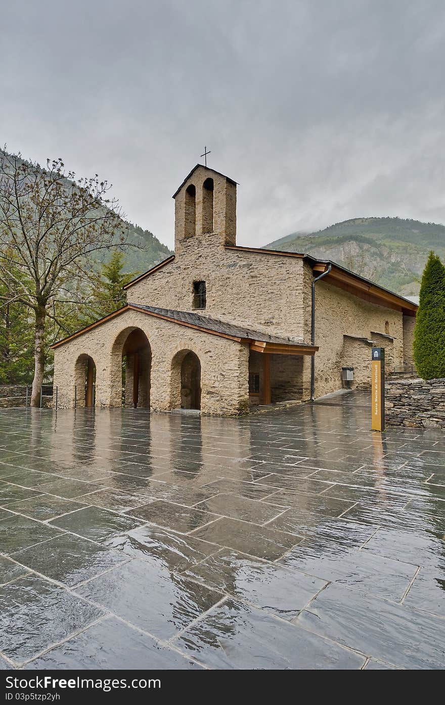 Sanctuary of Meritxell at Andorra