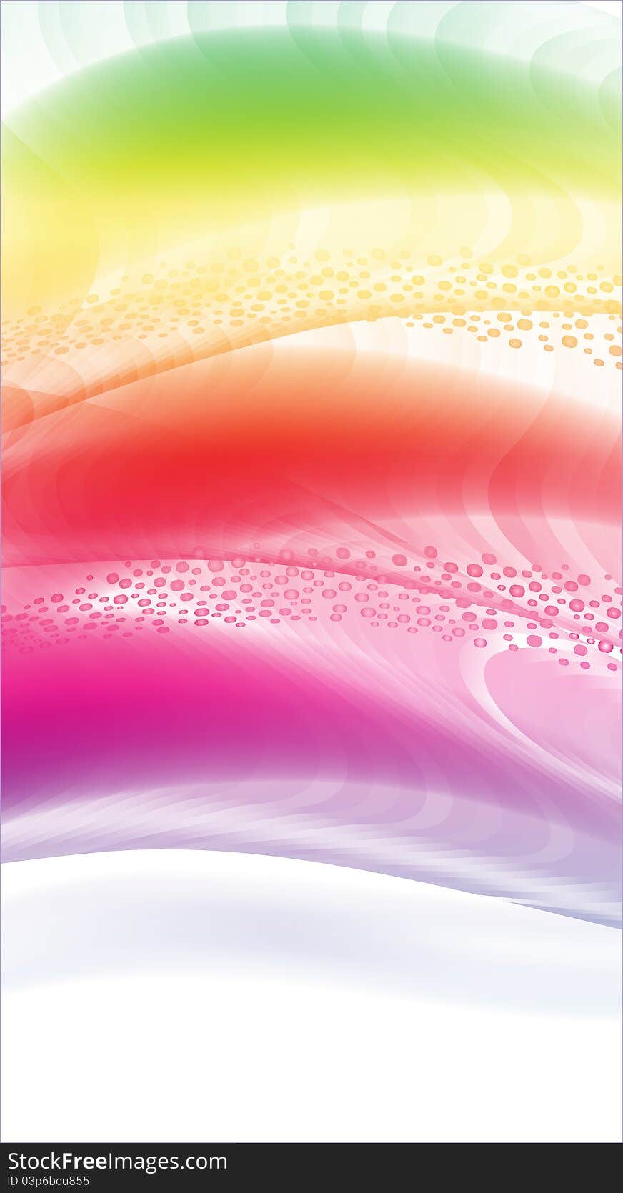 Colored stains with bubbles in the form of waves. Colored stains with bubbles in the form of waves.