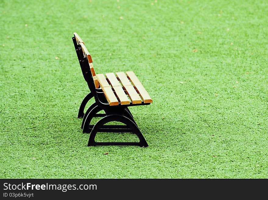 Grass bench