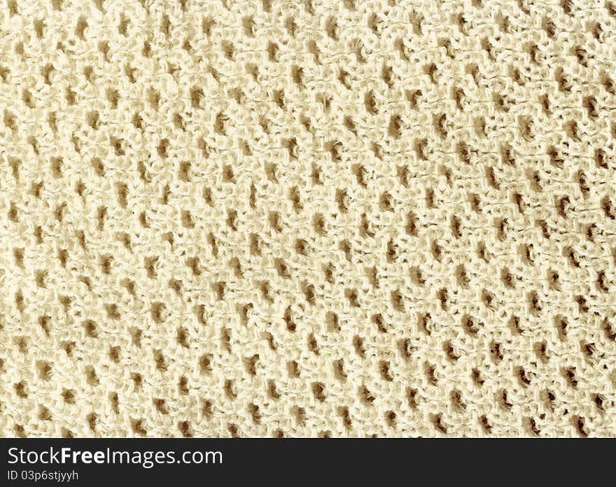 Close-up of a piece of knit fabric. Close-up of a piece of knit fabric