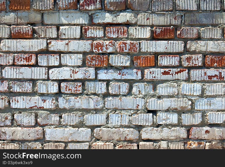 Grunge brick wall texture for your background. Grunge brick wall texture for your background