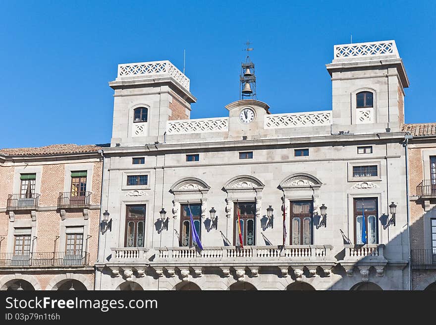 Polentinos Mansion, the City-hall building at Avila, Spain