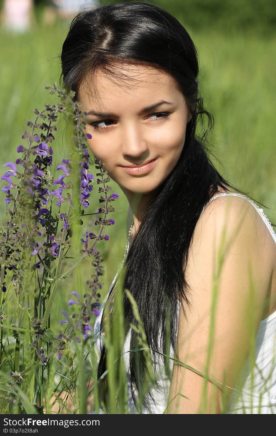 Portrait of a young woman