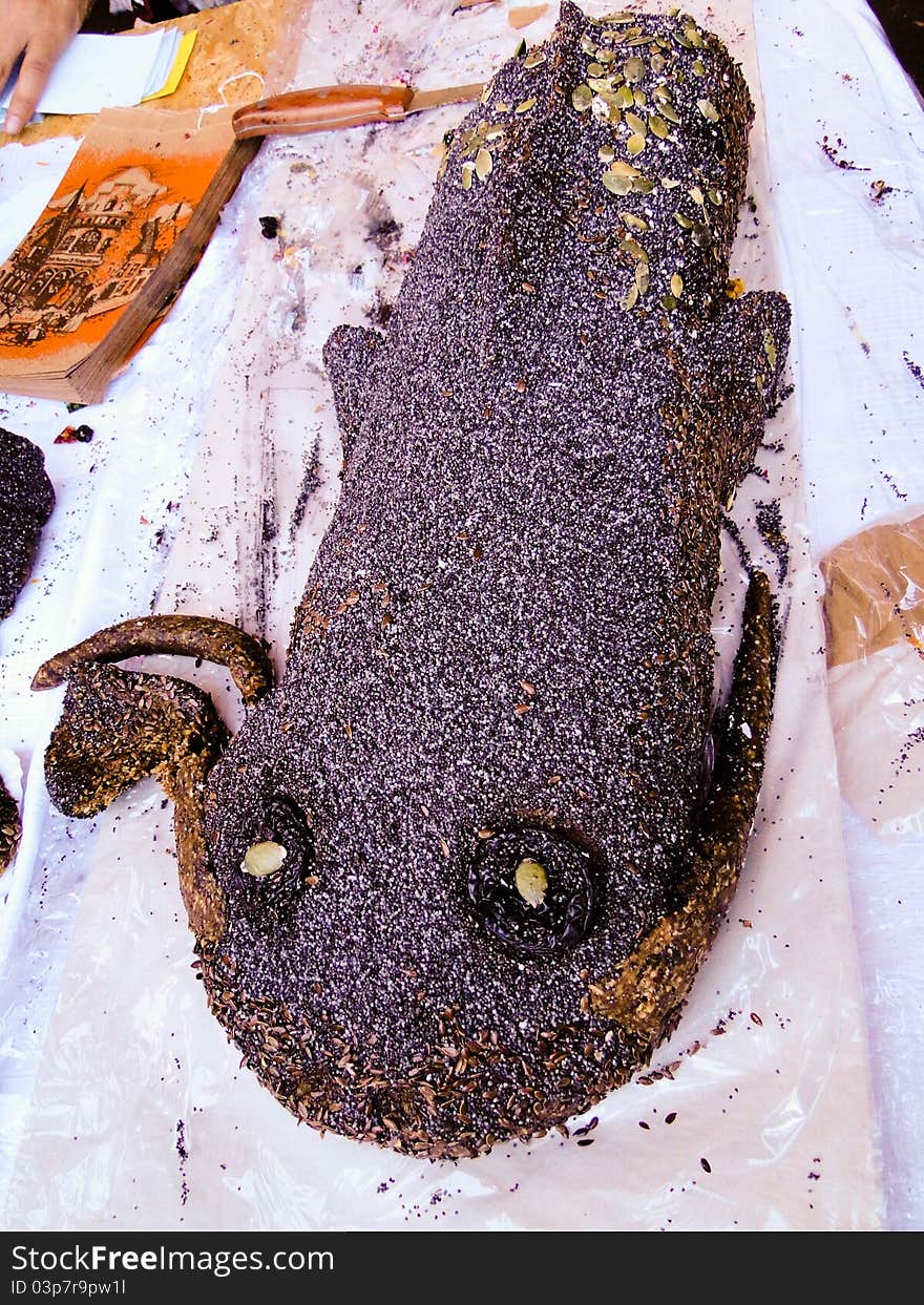 Hungarian Confectionery Shaping A Deep See Fish