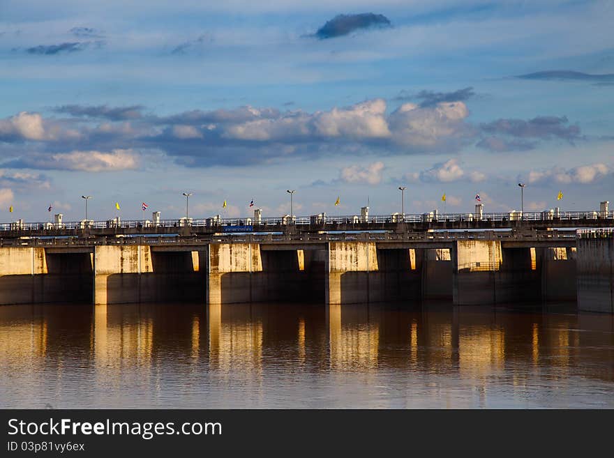 Pa Sak Jolasid Dam in Thailand