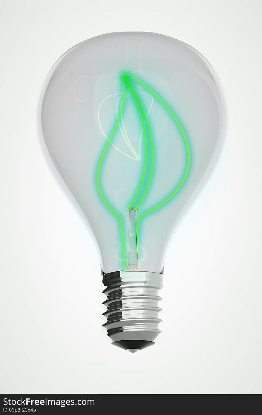 Green Leaf Eco Lightbulb