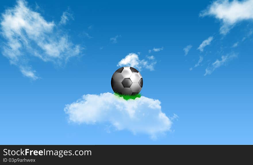 Ball Football On Sky