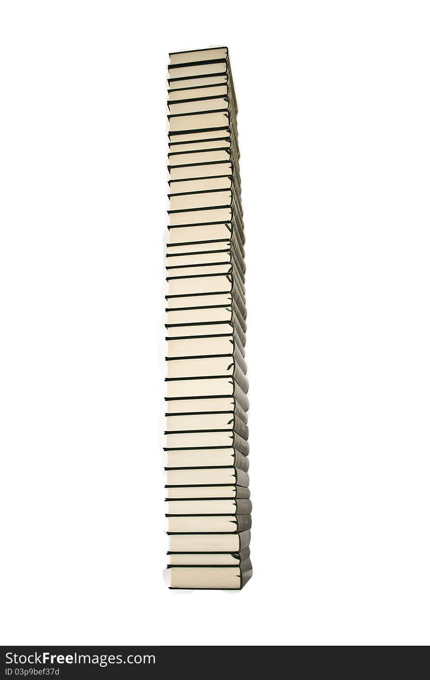 Books tower