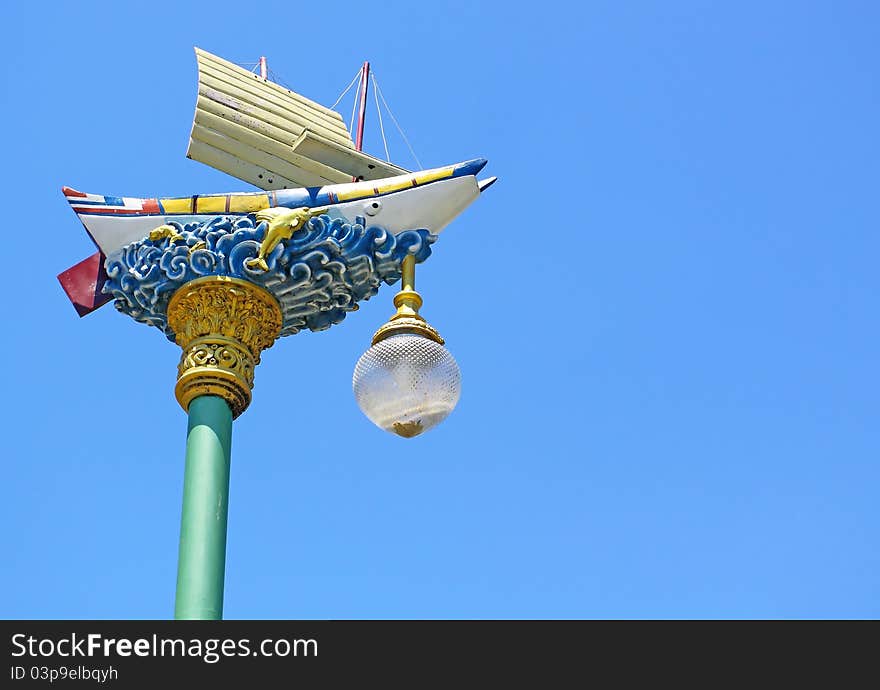 Ship pole in Phuket, traditional