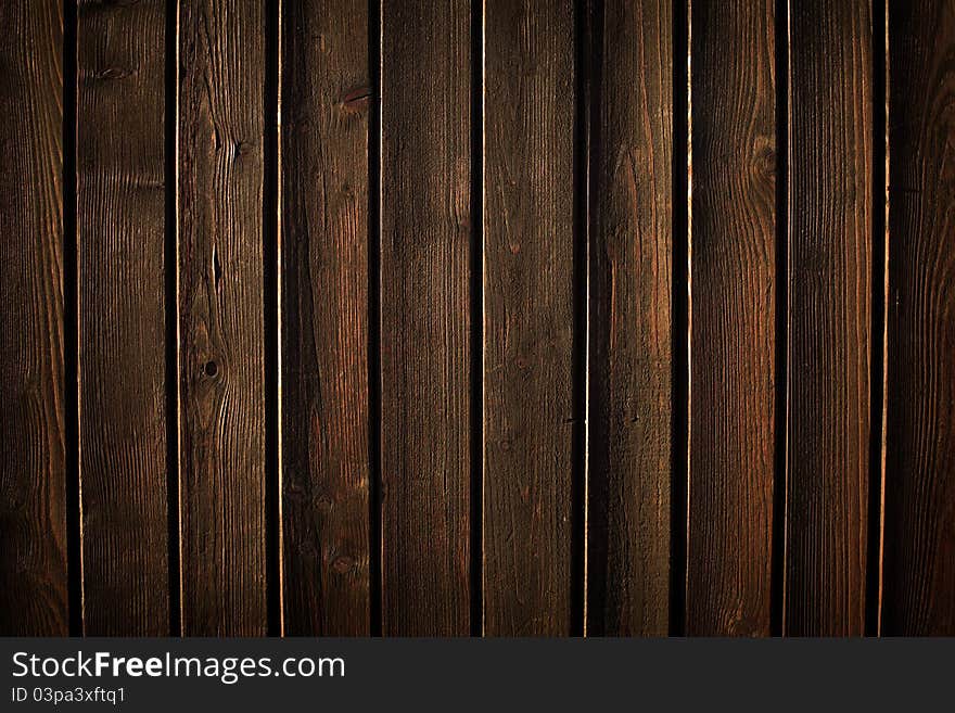 Background made of dark wood. Background made of dark wood