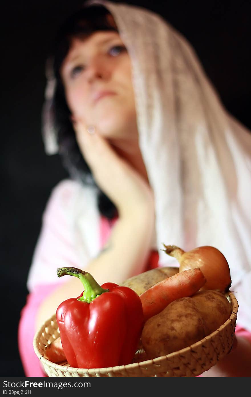 Woman With Vegetables