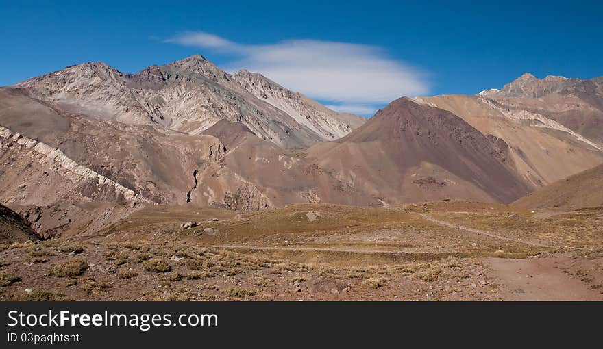 Andes mountains in Mendoza, Argentina. Andes mountains in Mendoza, Argentina.